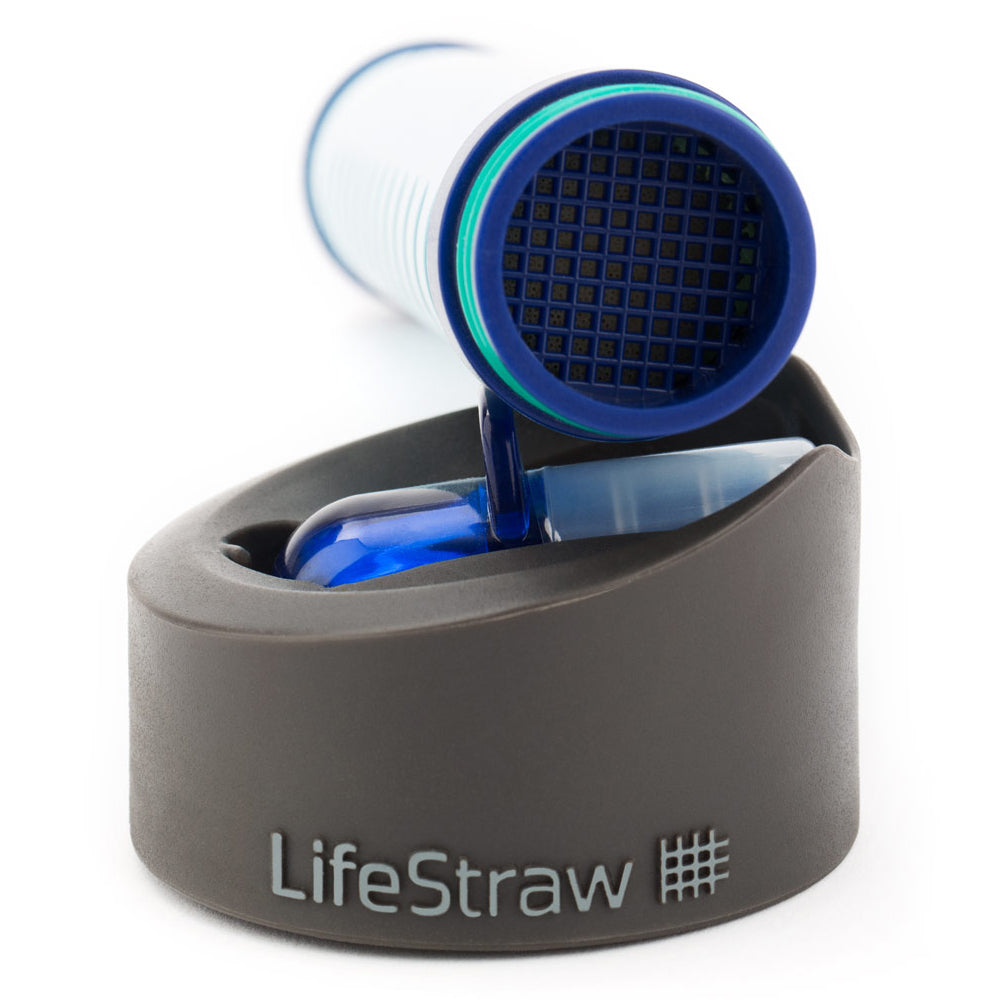 LifeStraw Go Water Filter Bottle Trout Fish Green