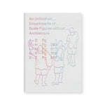 Light gray book cover with iridescent foil stamped title in upper right with simple sketches of figures standing around a chart filled with letters and numbers