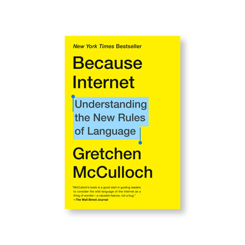Yellow book cover with large, black title text. Subtitle text is treated with a blue highlight and text cursors at either end.