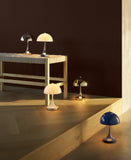Panthella 160 Portable Lamp Chrome
