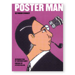 Purple book cover, stylized in color halftone, featuring an illustration of a suited man with a pipe in his mouth, head turned backward, with binoculars. Large white title text at top.