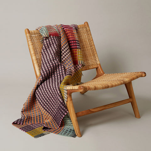 Shetland Waffle Throw