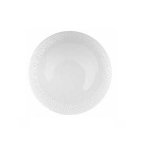 Nymphenburg White Coral Bread Plate Inspired by the sensuous appearance of sun-bleached coral, the round white, wafer-thin plates have pierced and irregular edges. 