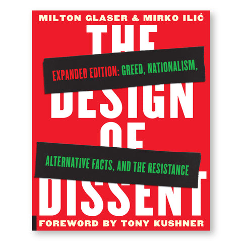 Red book cover with title in bold white sans serif letters partially obscured with black tape bands with subtitle information in red and green letters