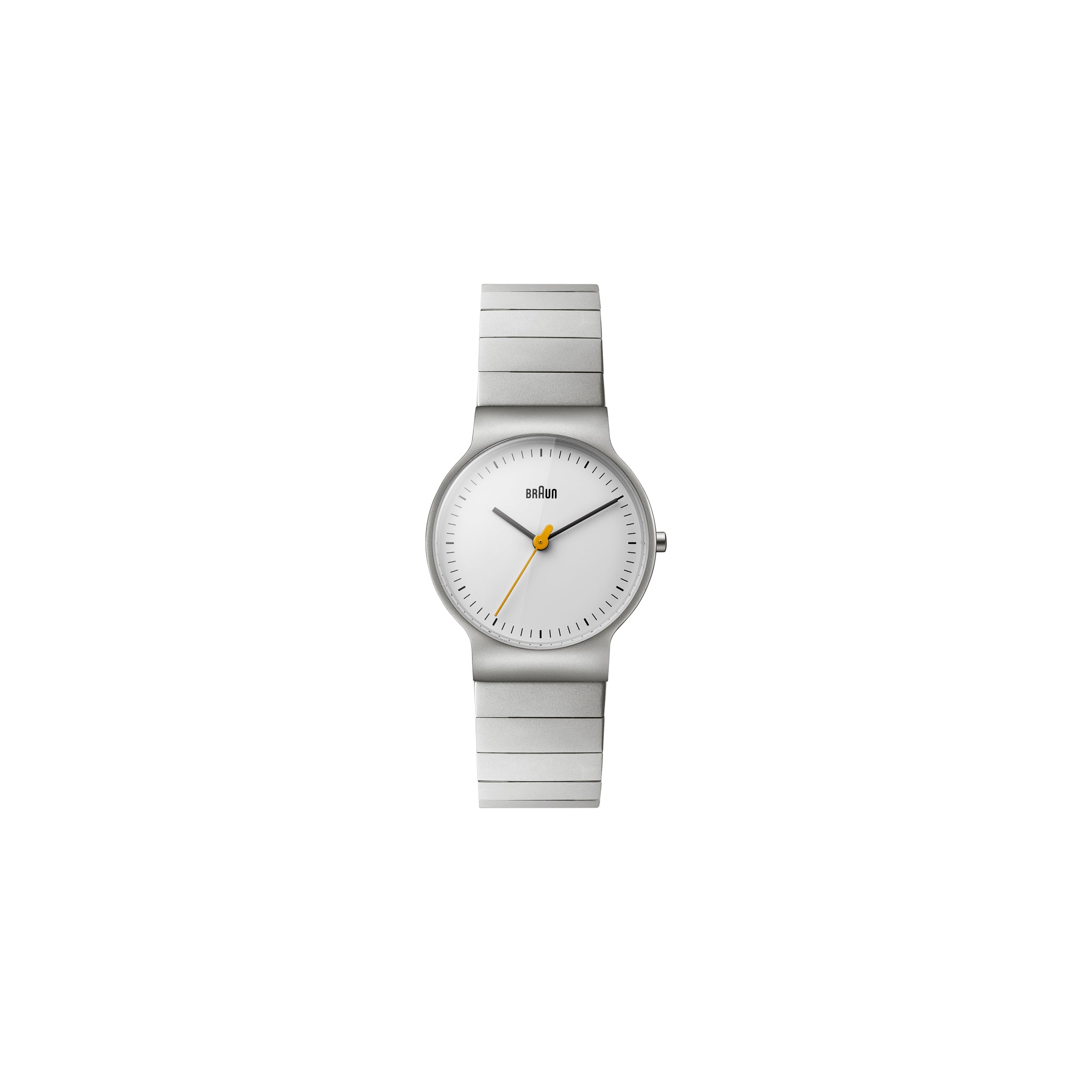 BN0211 Braun gents classic slim watch - white dial and