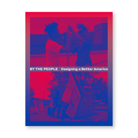 Book cover with images rendered in tones of blue red and purple. Title in white bisects the middle