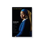Muslim Cool book cover featuring a photograph of a woman in profile wearing large, gold heart-shaped bamboo, echoing the painting "Girl With A Pearl Earring." 