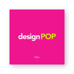 Square hot pink book cover with title in center in white and yellow letters
