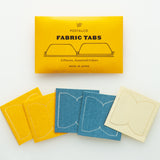 Fabric Tab envelope packaging. Five tabs are included in each envelope
