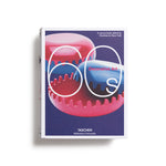 Book cover featuring a photograph of two round pink and blue color blocked containers on a purple background. White text "60s Decorative Arts" overlaid.